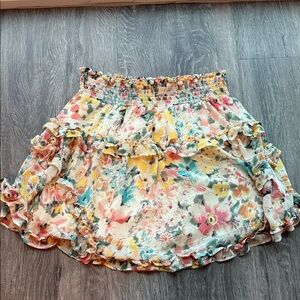 Urban Outfitters Floral Mini Skirt - Multicolor Small
